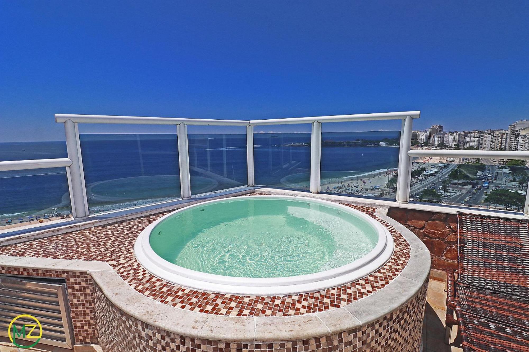 Oceanfront Penthouse With Private Pool Copacabana Apartment Rio de Janeiro Exterior foto