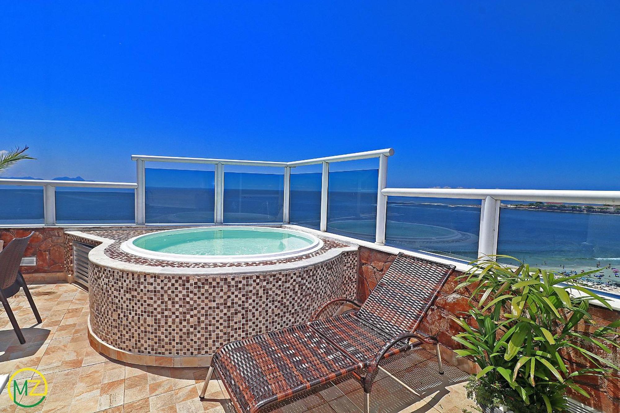 Oceanfront Penthouse With Private Pool Copacabana Apartment Rio de Janeiro Exterior foto