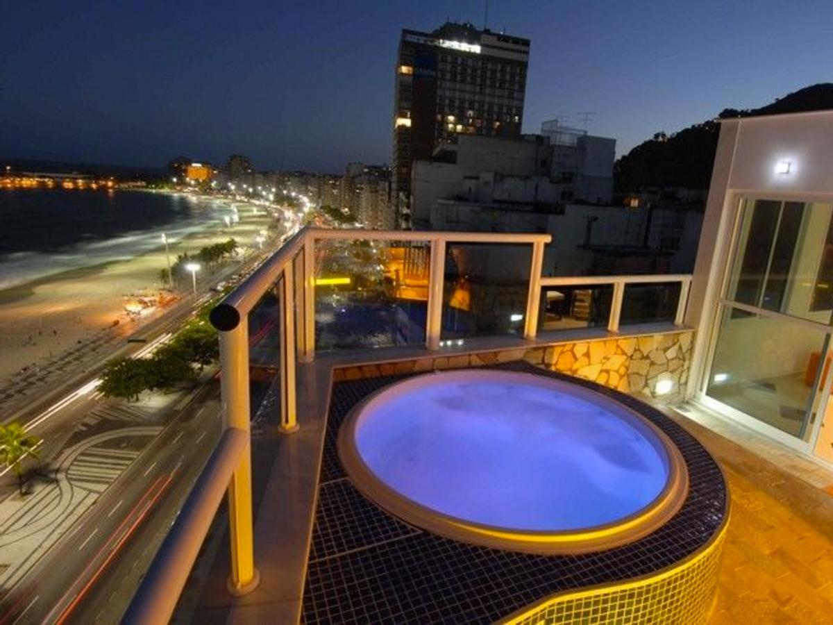 Oceanfront Penthouse With Private Pool Copacabana Apartment Rio de Janeiro Exterior foto